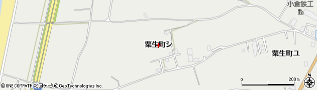 石川県羽咋市粟生町（シ）周辺の地図