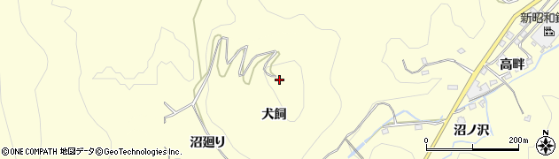 福島県いわき市勿来町酒井犬飼周辺の地図