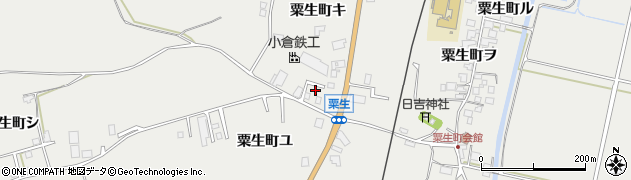 石川県羽咋市粟生町ワ周辺の地図