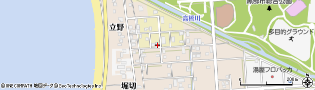富山県黒部市生地四ツ屋新55周辺の地図