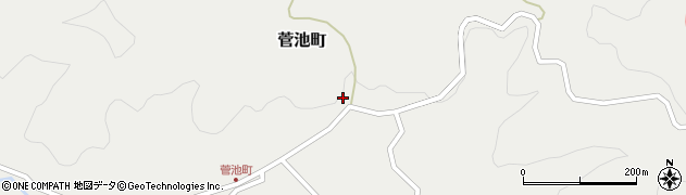 石川県羽咋市菅池町（ラ）周辺の地図