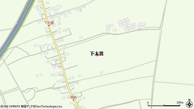 〒329-2815 栃木県那須塩原市下大貫の地図
