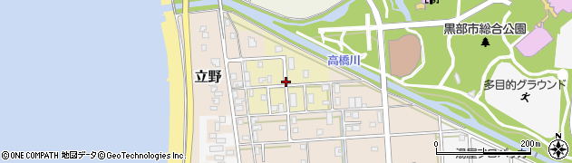富山県黒部市生地四ツ屋新周辺の地図