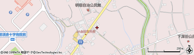 栃木県大田原市中田原1405周辺の地図