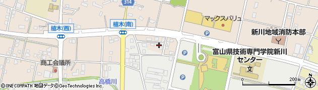富山県黒部市植木817周辺の地図