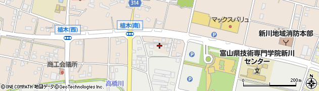 富山県黒部市植木818周辺の地図