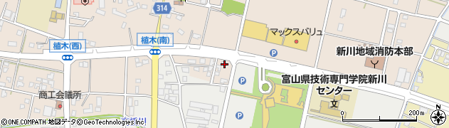 富山県黒部市植木810周辺の地図
