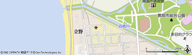富山県黒部市生地四ツ屋新65周辺の地図