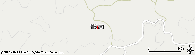 石川県羽咋市菅池町周辺の地図
