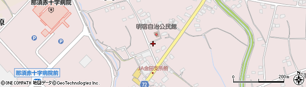 栃木県大田原市中田原1252周辺の地図
