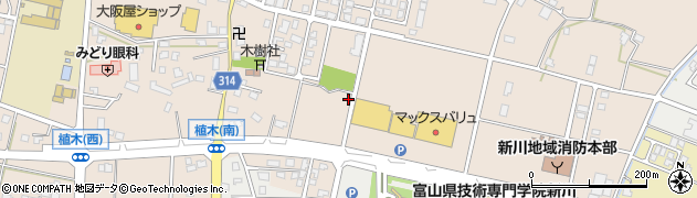富山県黒部市植木778周辺の地図