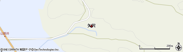 福島県矢祭町（東白川郡）金沢（矢沢）周辺の地図