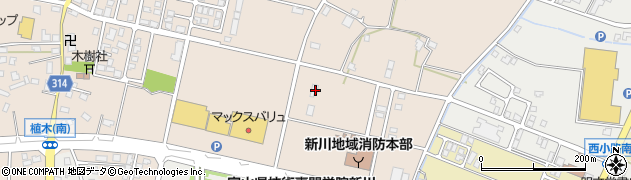 富山県黒部市植木747周辺の地図