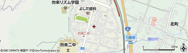 福島県いわき市勿来町関田西周辺の地図