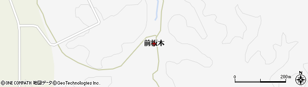 福島県塙町（東白川郡）片貝（前板木）周辺の地図