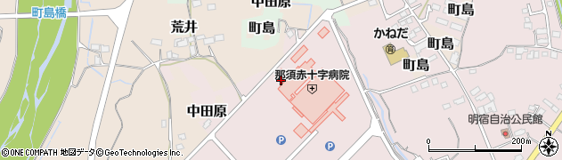 栃木県大田原市中田原1136周辺の地図