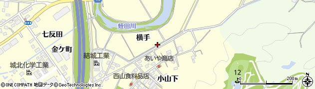 福島県いわき市勿来町酒井（横手）周辺の地図