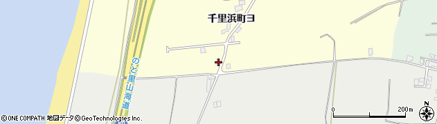 石川県羽咋市千里浜町ヨ21周辺の地図