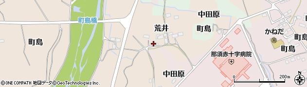 栃木県大田原市町島281周辺の地図