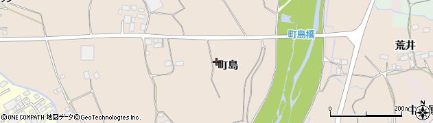 栃木県大田原市町島周辺の地図