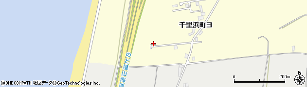 石川県羽咋市千里浜町ヨ周辺の地図
