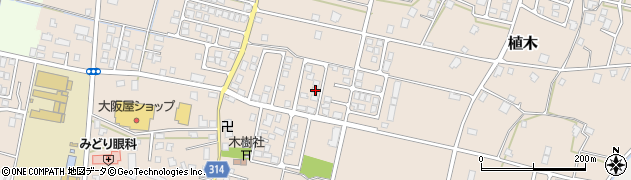 富山県黒部市植木701周辺の地図