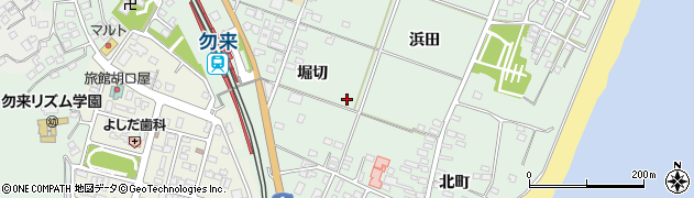 福島県いわき市勿来町関田周辺の地図