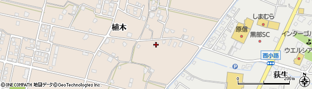 富山県黒部市植木648周辺の地図