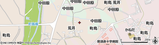 栃木県大田原市町島316周辺の地図