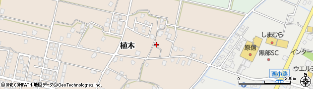 富山県黒部市植木393周辺の地図