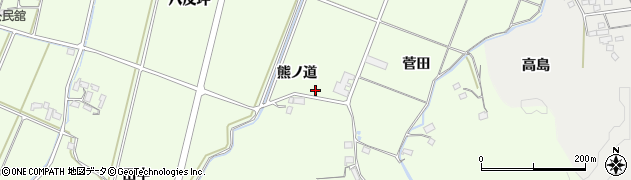 福島県いわき市勿来町窪田（熊ノ道）周辺の地図