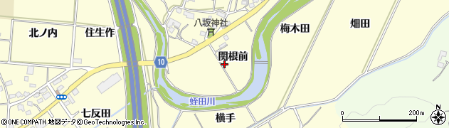 福島県いわき市勿来町酒井（関根前）周辺の地図