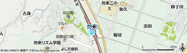 福島県いわき市周辺の地図