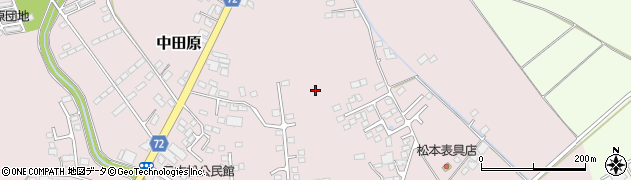 栃木県大田原市中田原1952周辺の地図