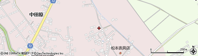 栃木県大田原市中田原1959-5周辺の地図