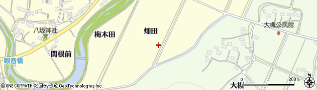 福島県いわき市勿来町酒井（畑田）周辺の地図