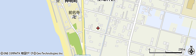 富山県黒部市生地神区209周辺の地図