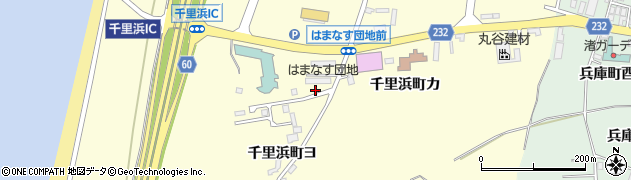 石川県羽咋市千里浜町ヨ160周辺の地図