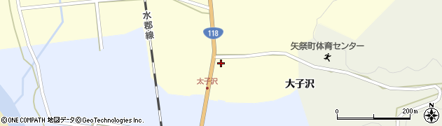 福島県矢祭町（東白川郡）戸塚（大子沢）周辺の地図