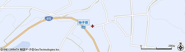 石川県羽咋市神子原町ト周辺の地図