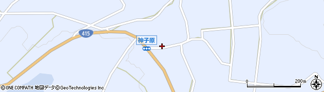 石川県羽咋市神子原町（ト）周辺の地図