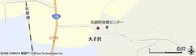 福島県矢祭町（東白川郡）金沢（蕨平）周辺の地図