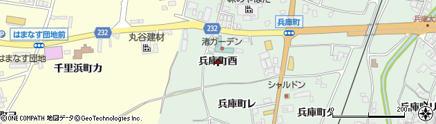 石川県羽咋市兵庫町（酉）周辺の地図