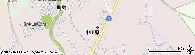 栃木県大田原市中田原2087周辺の地図