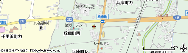 ファミリーマート羽咋千里浜インター店周辺の地図