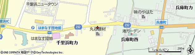 石川県羽咋市千里浜町ワ周辺の地図