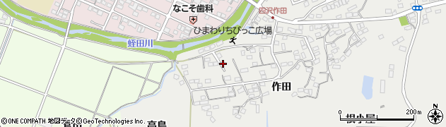 福島県いわき市勿来町四沢作田周辺の地図
