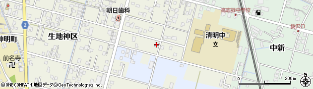 富山県黒部市生地神区452周辺の地図
