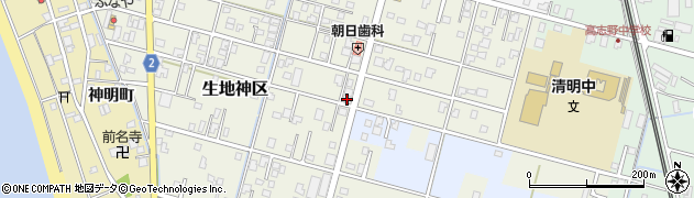 富山県黒部市生地神区345周辺の地図