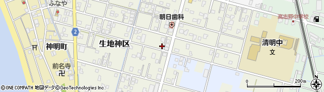富山県黒部市生地神区344周辺の地図